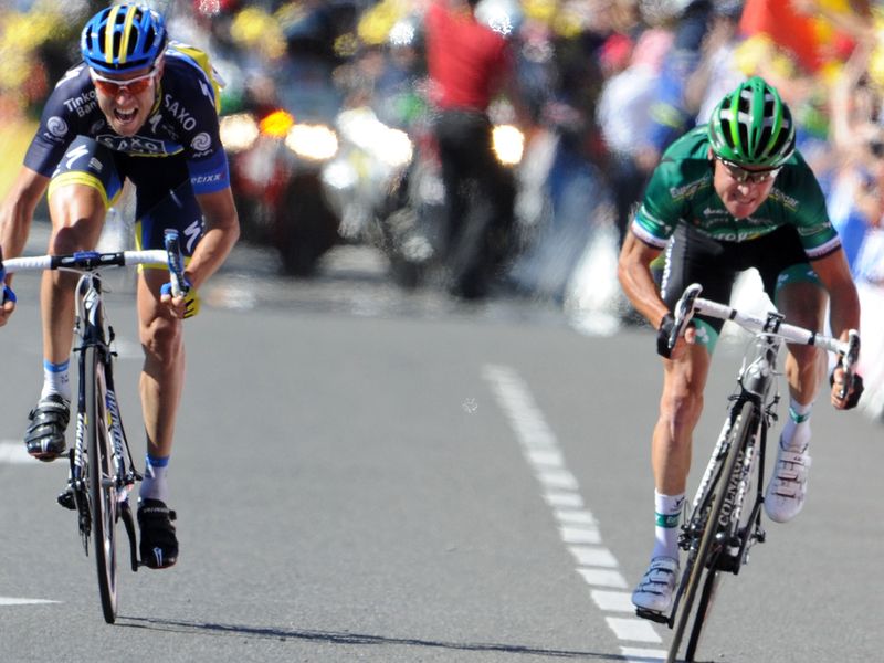 Voeckler won the battle for third...