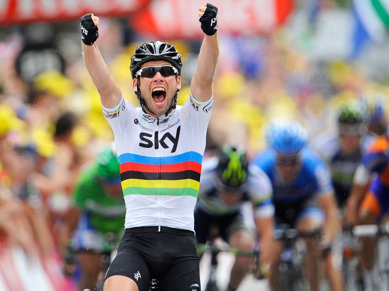 It was Cavendish's second win at this year's Tour from limited opportunities...