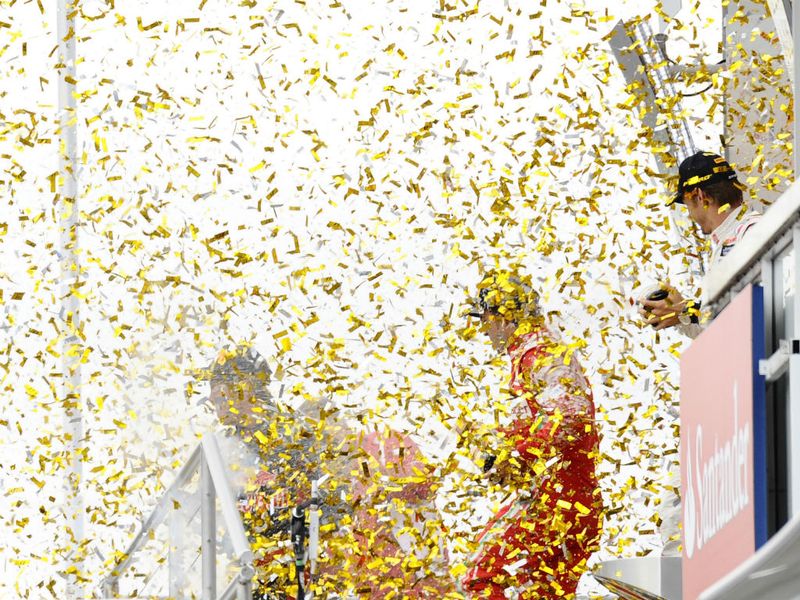 The Germany podium