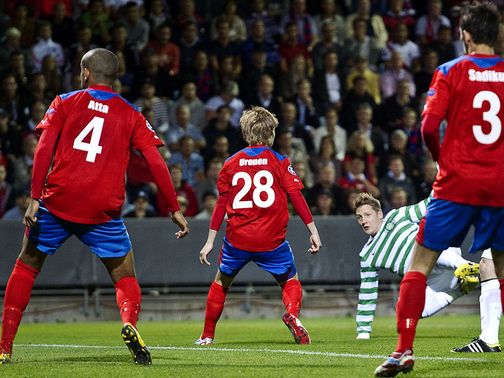 Kris Commons scored the first with this volley&nbsp;