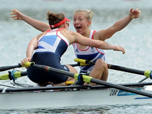 Kat Copeland 'won the Olympics' with Sophie Hosking&nbsp;