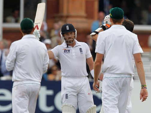 Matt Prior: Brave innings in a bid to save the Test