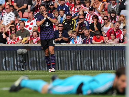 Giroud: Still without a goal for Arsenal