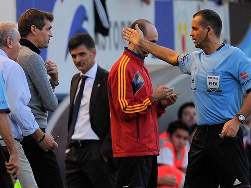 Tito Vilanova: Was sent to the stands