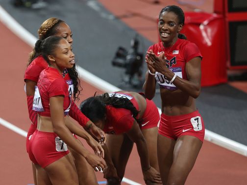 The USA won the women's 4x400m final&nbsp;
