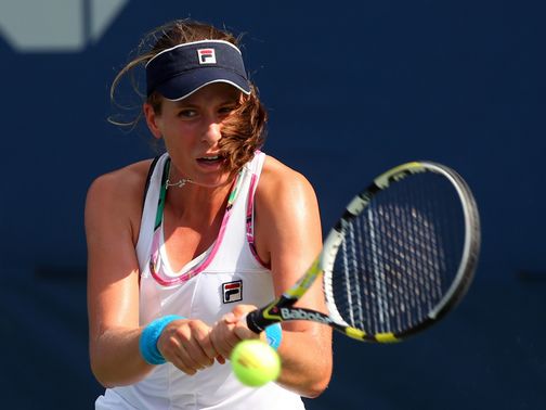 Johanna Konta: Victory in qualifying