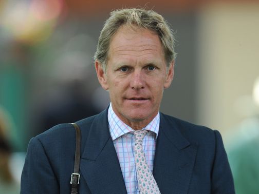 Michael Bell saddles our nap at Yarmouth