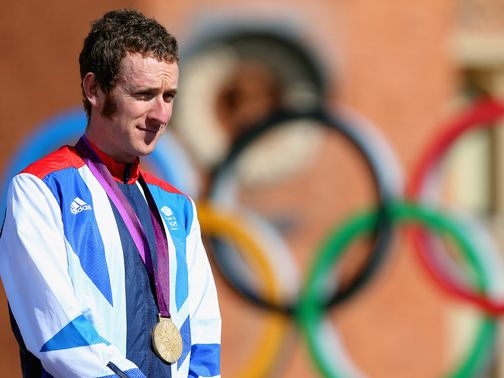 Before collecting his gold medal&nbsp;