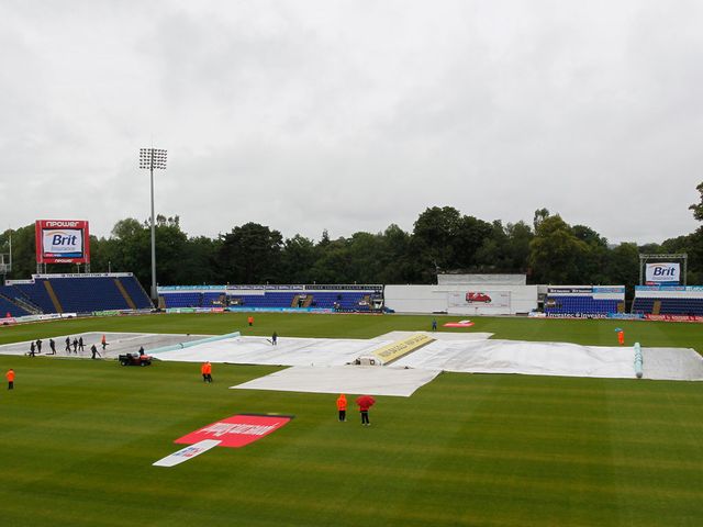 Just 5.3 overs were possible in Cardiff