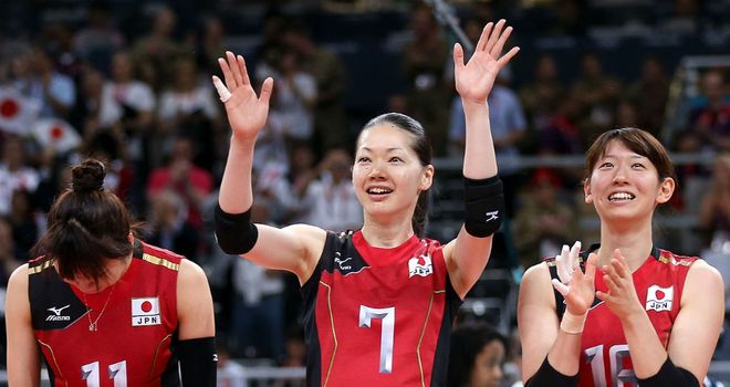 Japan: Celebrations as they defeat South Korea to win the bronze medal match