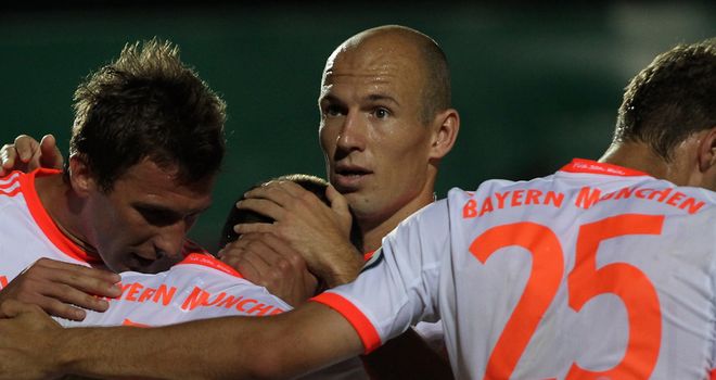 Mario Mandzukic: Congratulated after opening the scoring