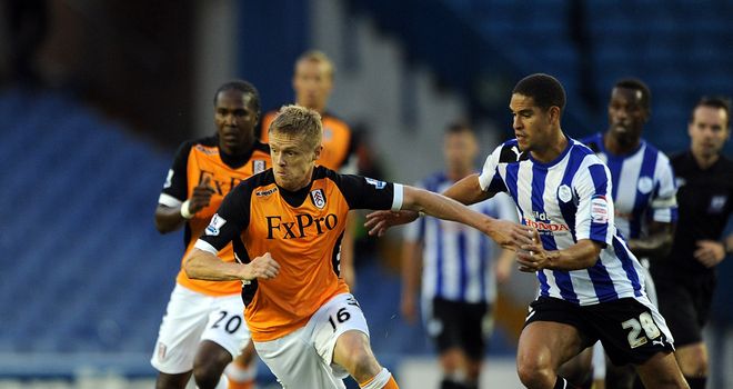 Giles Coke (r): Pens new two year deal with Owls