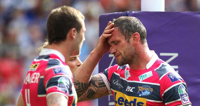 Jamie Peacock: best player in Leeds' Wembley defeat