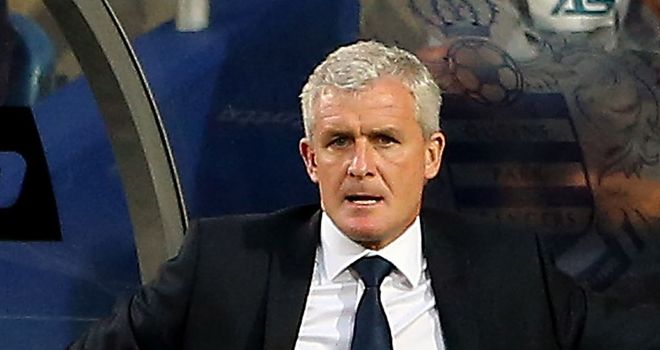 Mark Hughes: Encouraged by his side's efforts at the Etihad Stadium