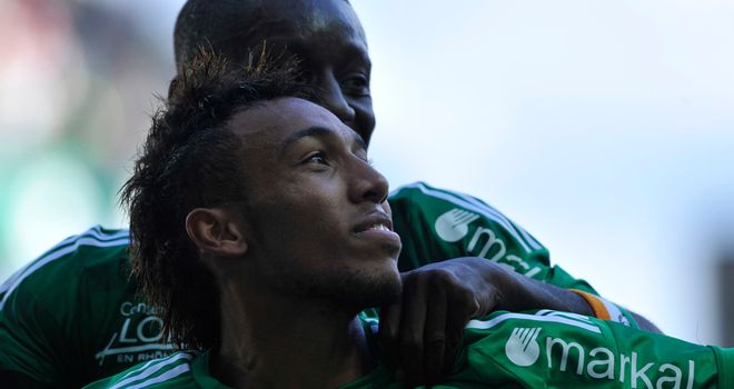 Pierre-Emerick Aubameyang: Netted twice for St Etienne