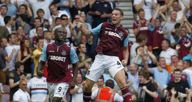 Kevin Nolan: Bagged winning goal at home to Aston Villa