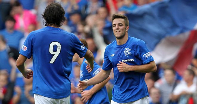 Little: Scored hat-trick for Rangers