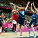 Great Britain's women's basketball team lost 61-67 to European champions Russia