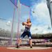 Britain's Sophie Hitchon finishes last in the Final of the Women's Hammerthrow, throwing a distance of 69.33m