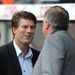 Michael Laudrup and Sam Allardyce shake hands before Swansea's clash with West Ham