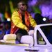 Tinie Tempah joins Jessie J and Taio Cruz on stage to pay tribute to the Bee Gees