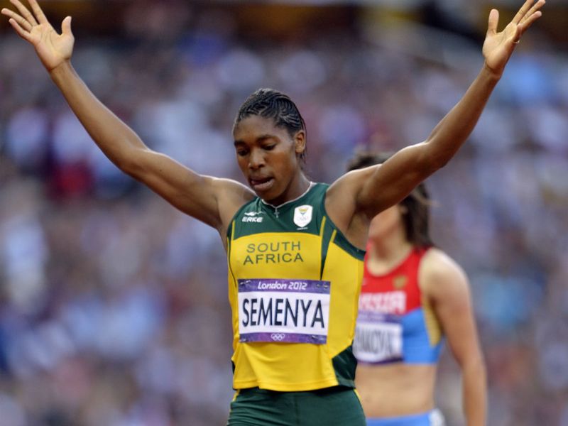 South Africa's Caster Semanya takes Silver, but she will be disappointed not to have pushed Mariya Svinova all the way