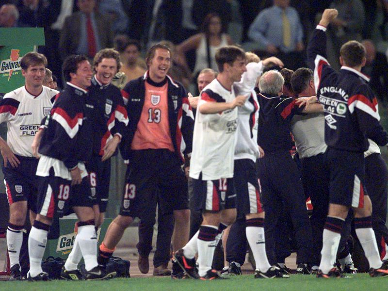 ... and celebrated their place at the 1998 World Cup in France