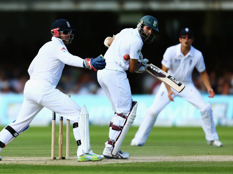Prior dropped Amla when he was on three...