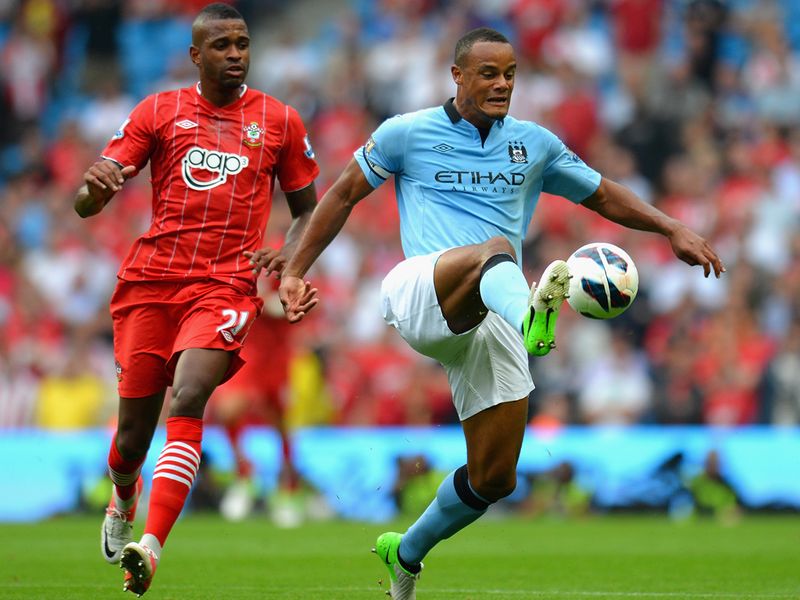 Manchester City and Southampton did battle in the 4pm game