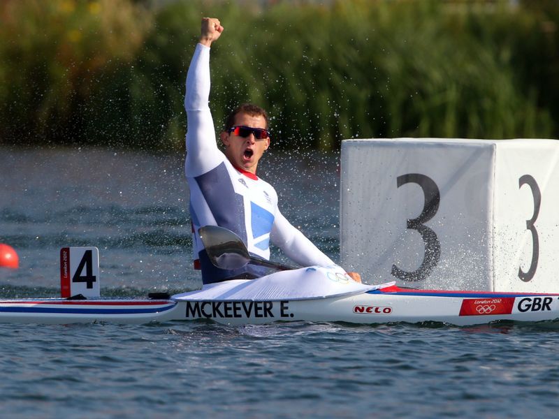 The Usain Bolt of the canoe world - Ed McKeever - stormed to glory in the K1 200m sprint.