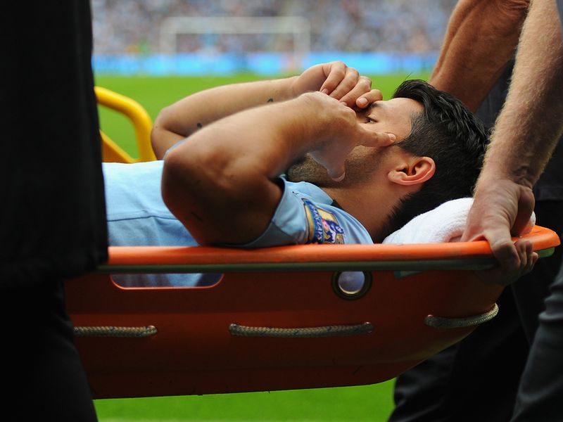 ...and had to be taken off on a stretcher