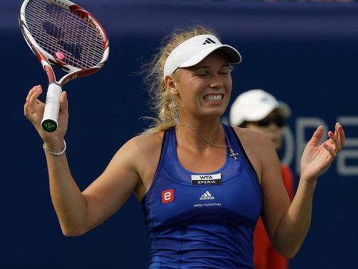 Caroline Wozniacki: Eased through in straight sets