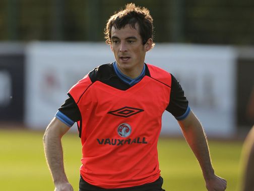 Leighton Baines: Says it is 'no small task' trying to get in the England team