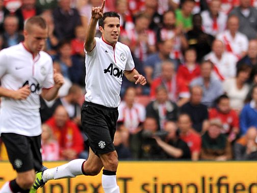 Robin van Persie: Scored a hat-trick and missed a penalty