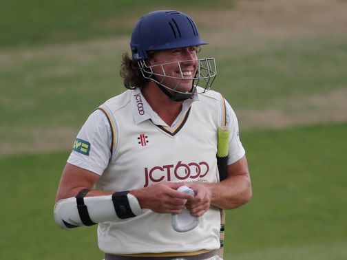 Sidebottom: Dismissed by the last ball of the day