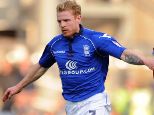Chris Burke: Scored for Birmingham