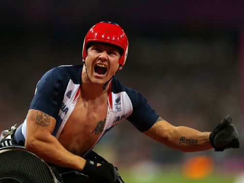 David Weir: Clinched third gold medal
