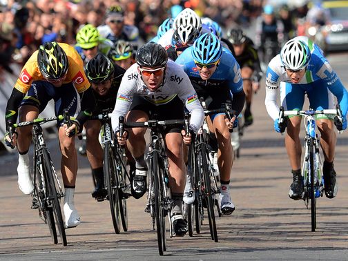 Mark Cavendish: Sprinted to stage four victory