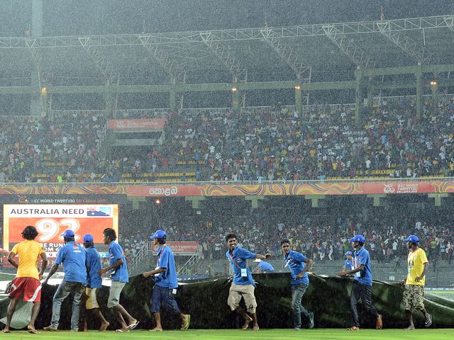 Rain cut short proceedings in Colombo
