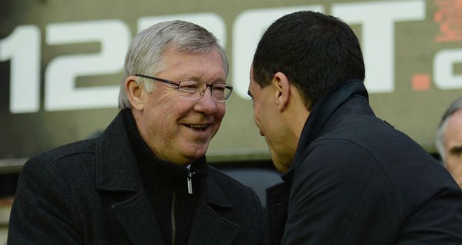 Sir Alex Ferguson: Praised Roberto Martinez ahead of the clash with Wigan on Saturday