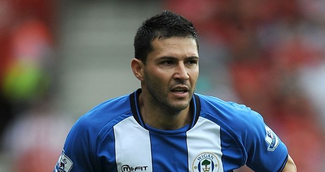 Antolin Alcaraz: Wigan defender suffered hamstring injury in West Ham defeat