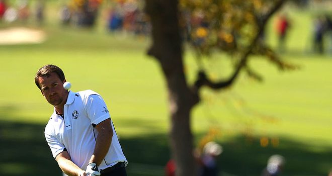 Graeme McDowell was never in the match as Zach Johnson won 2&1