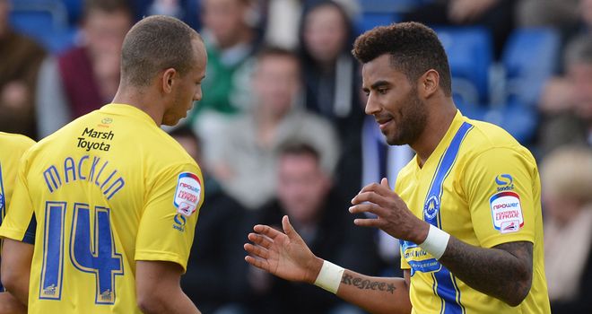 Rene Howe (r): Spot on for Torquay