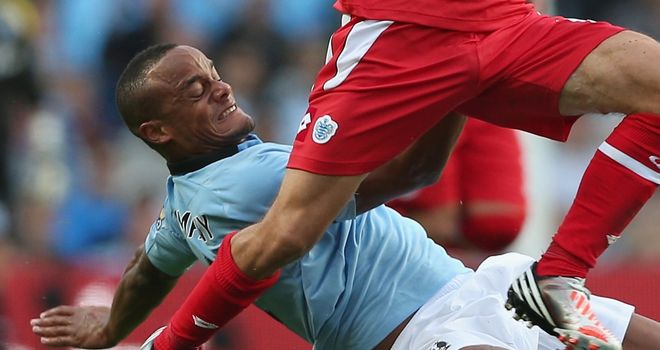 Vincent Kompany: Happy with City's defence