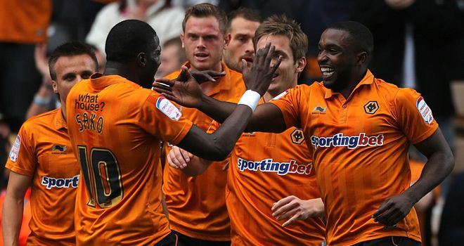 Ebanks-Blake: Celebrates Wolves' opener