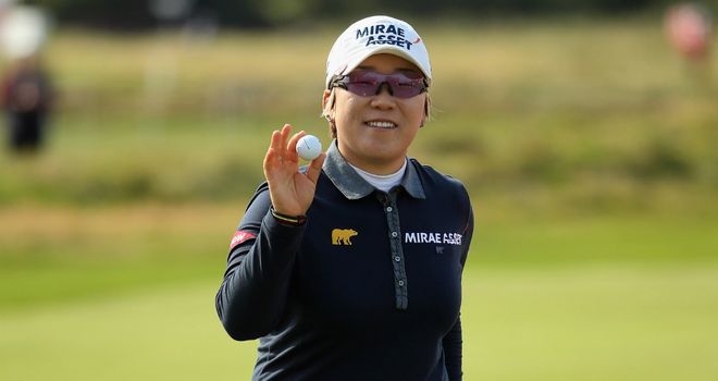 Jiyai Shin: described her eight-under 64 as 'the best round I've ever played'
