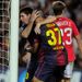 Despite having a quiet night by Messi's standards, Barca's number 10  equalises with a tap-in from close range on 71 minutes.