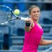 Sara Errani beat her doubles partner Roberta Vinci 6-2 6-4 to reach the semi-finals.