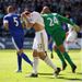 Angel Rangel misses a good chance to score for Swansea