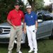 Former captains Tom Lehman and Bernhard Langer take the hole-in-one challenge